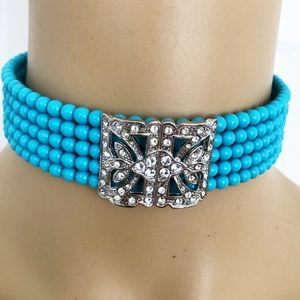 Turquoise color choker